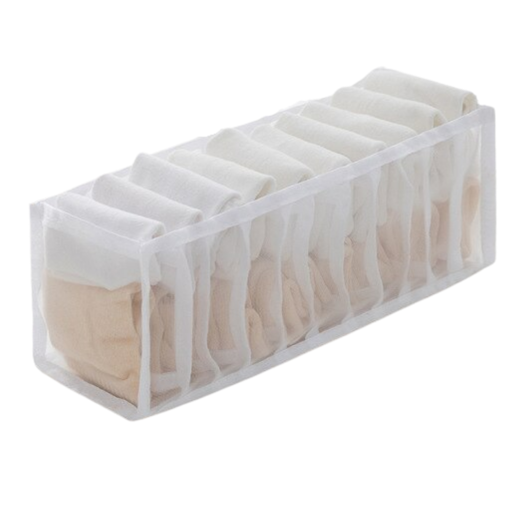 Organisateur de vêtements de garde-robe en maille - Ozerty