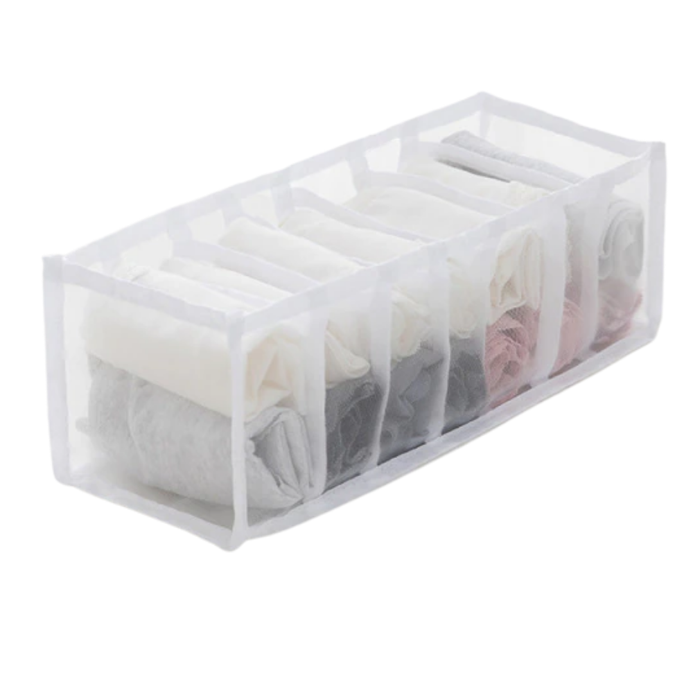 Organisateur de vêtements de garde-robe en maille - Ozerty