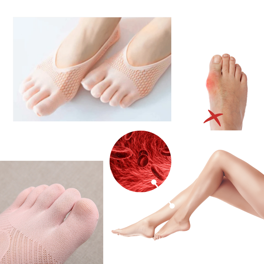 2 Paires de chaussettes de contention - Ozerty