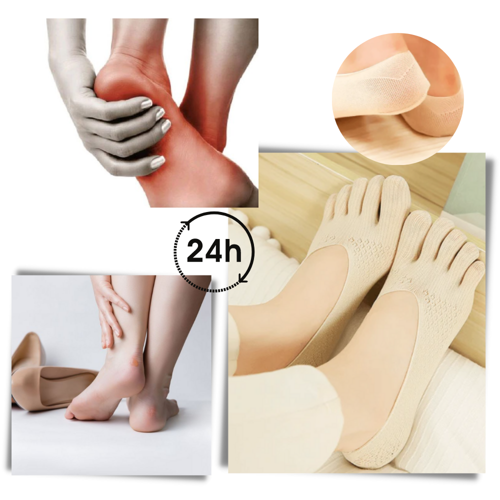 2 Paires de chaussettes de contention - Ozerty