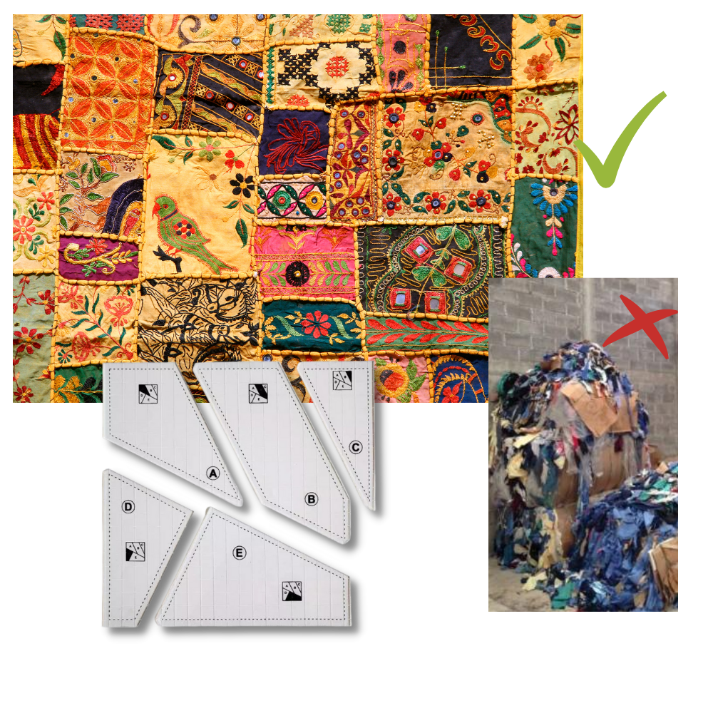 Modèle de matelassage créatif - Ozerty