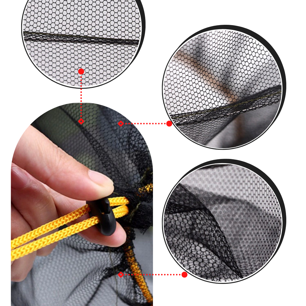 Chapeau de camouflage d'apiculture avec voile en maille de nylon - Ozerty