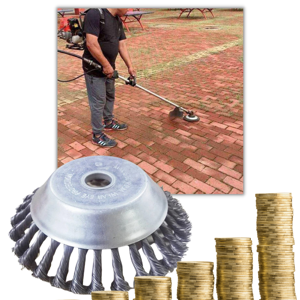 Tête de débrousailleuse en fil d'acier au carbone - Ozerty