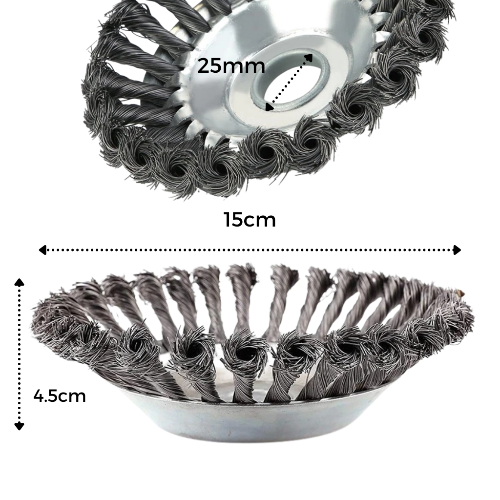 Tête de débrousailleuse en fil d'acier au carbone - Ozerty