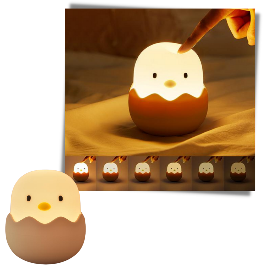 Lampe de nuit en forme de poussin - Ozerty
