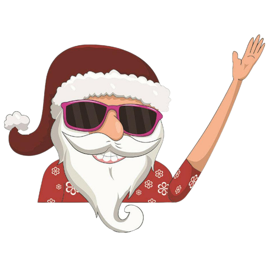 Christmas sticker for windshield wiper