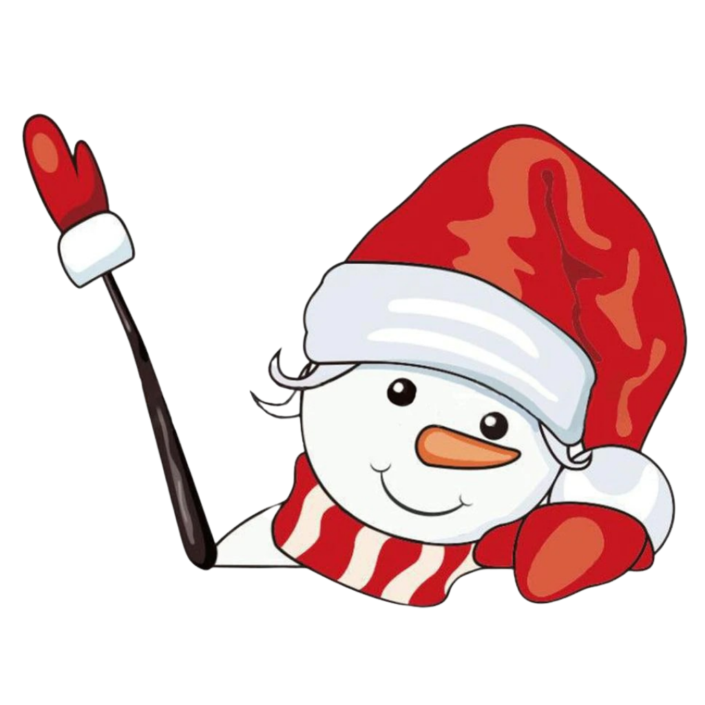 Christmas sticker for windshield wiper