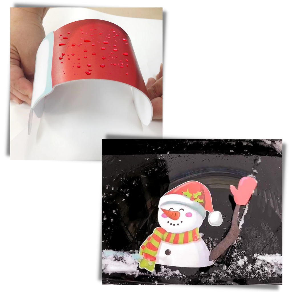 Autocollant de Noël pour essuie glace - Ozerty