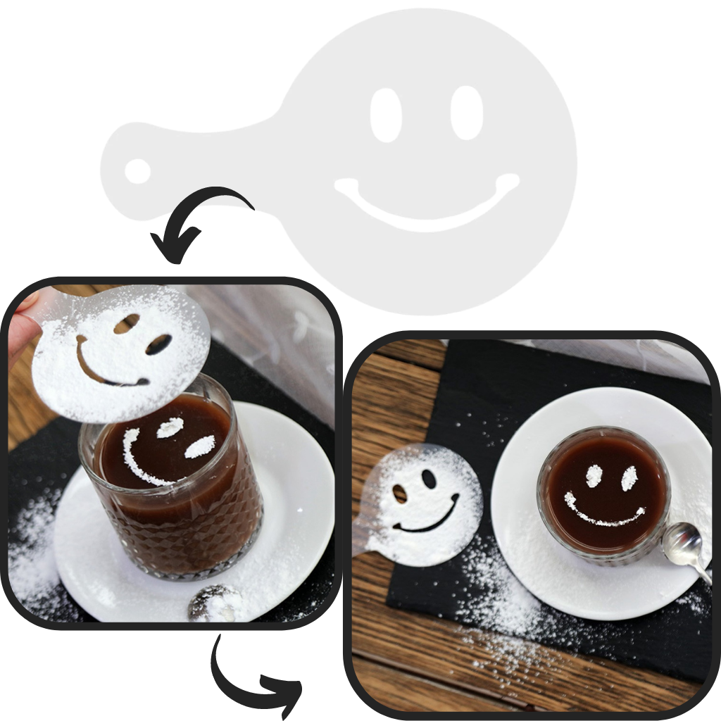 Coffee Stencils (16 Pieces)