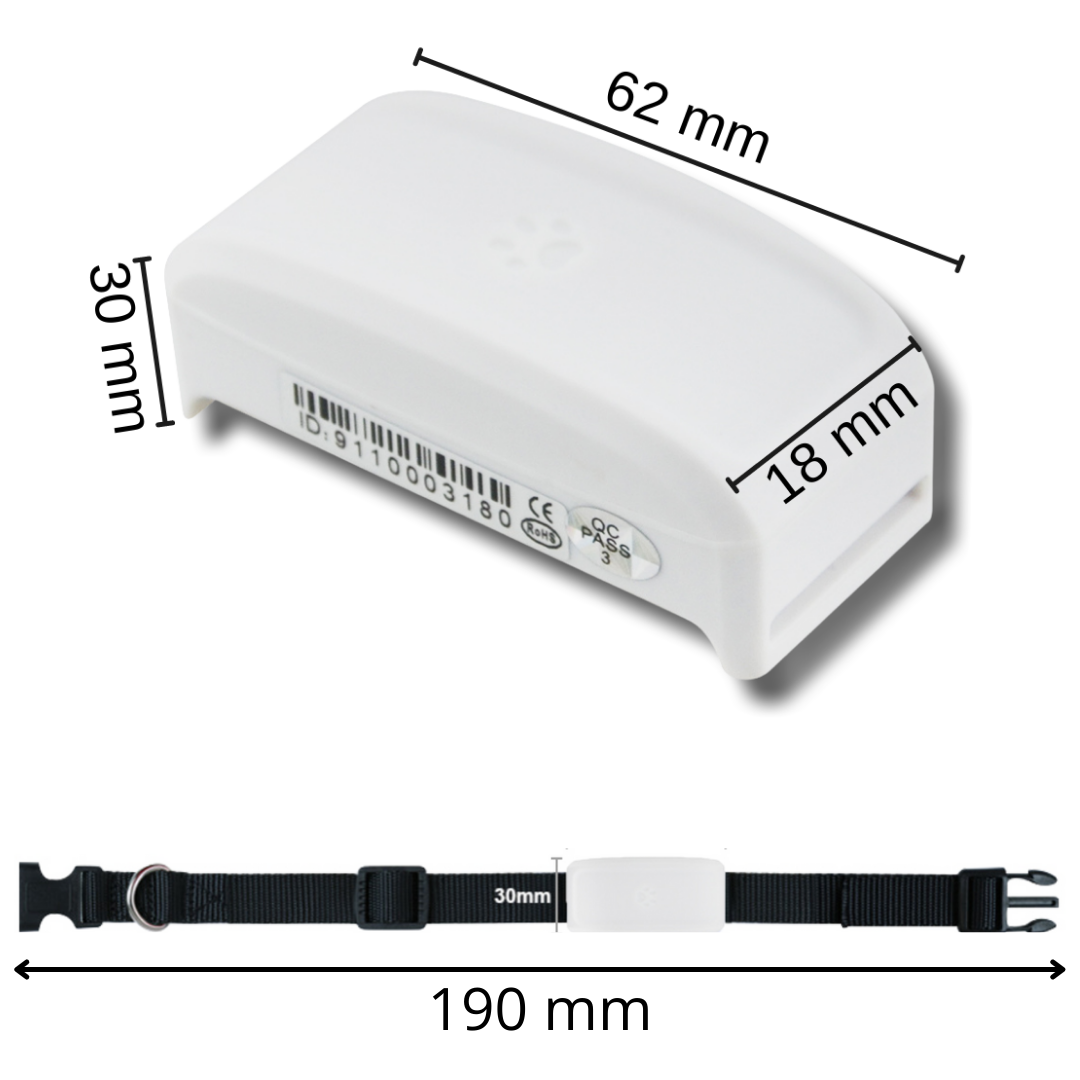 GPS tracking collar for pets