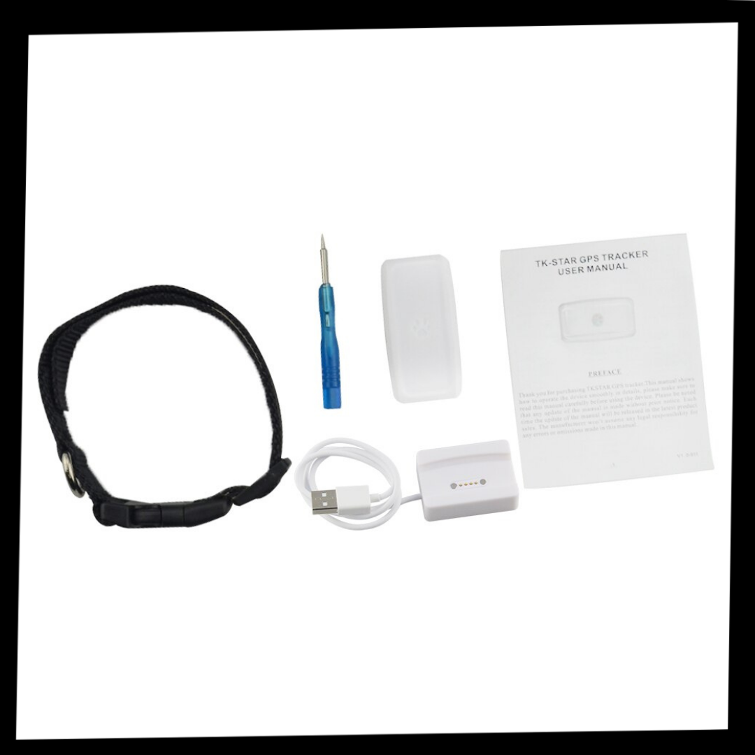 GPS tracking collar for pets