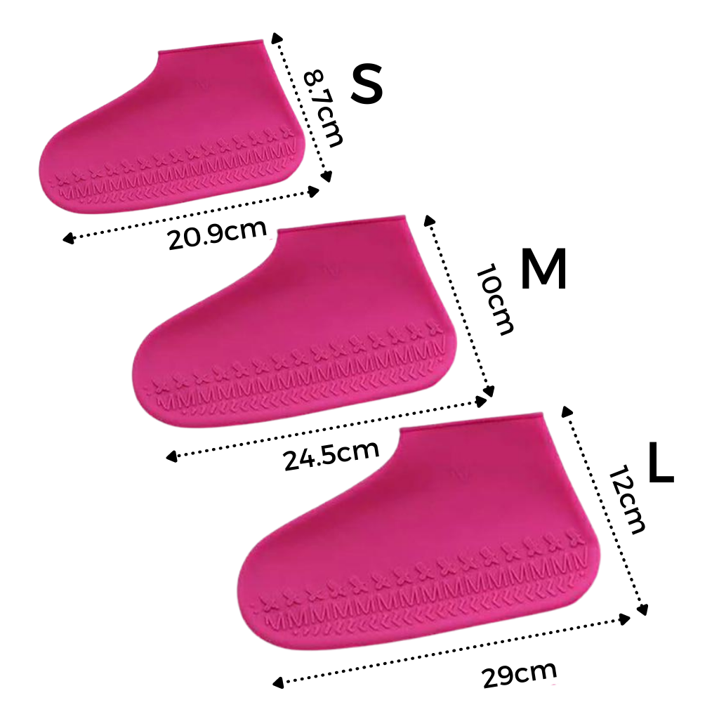 1 Paire de couvre-chaussures imperméables en silicone  - Ozerty