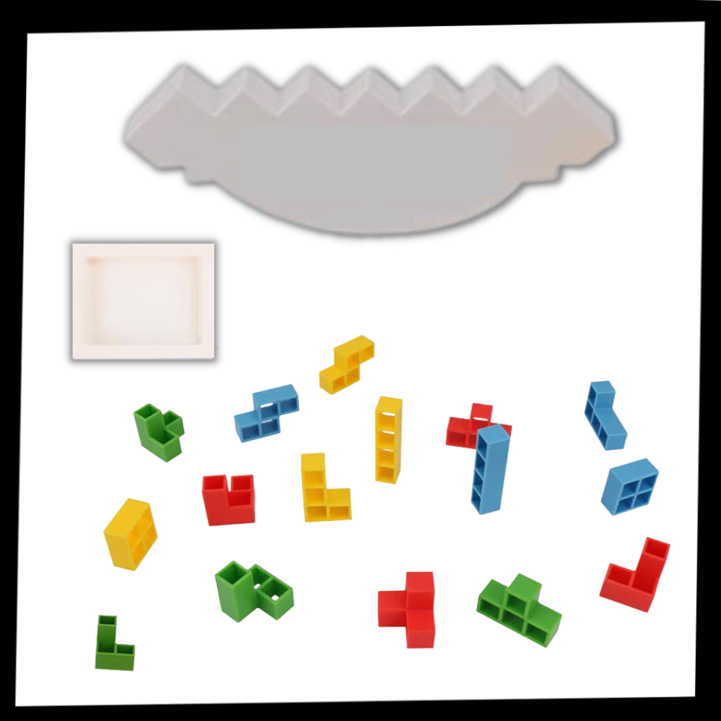 Jouet d'empilement en bascule à équilibre élevé - Ozerty