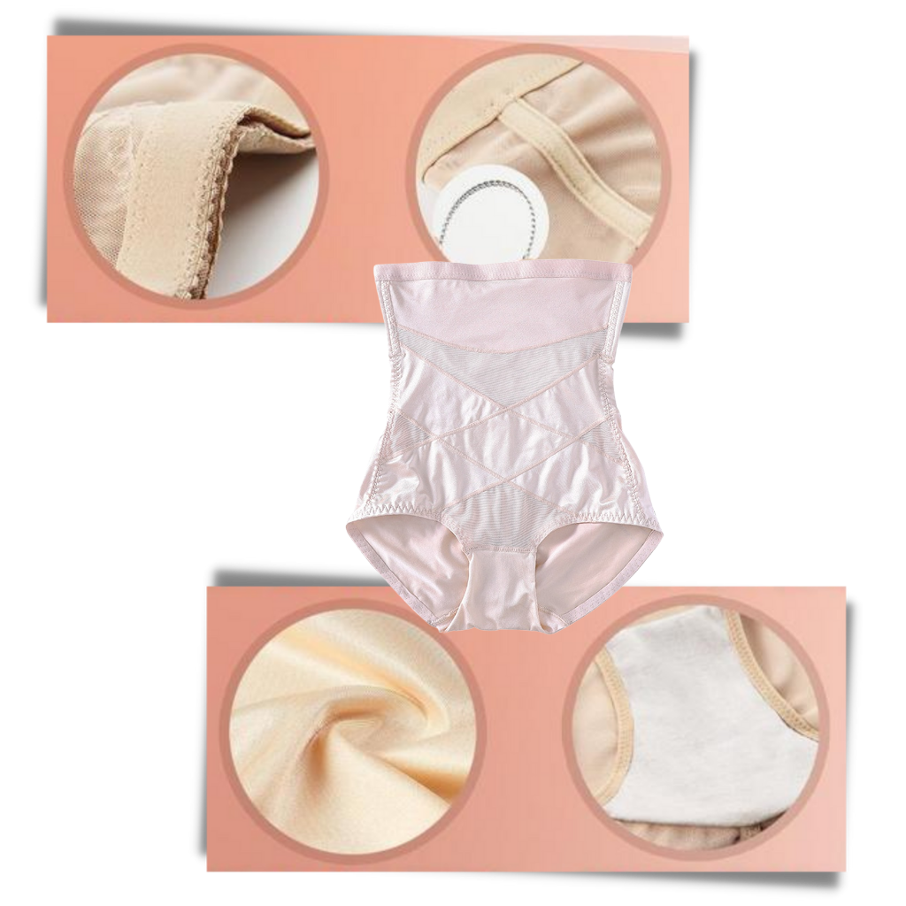 Sous-vêtements de maintien à compression croisée amincissante pour les abdominaux - Ozerty
