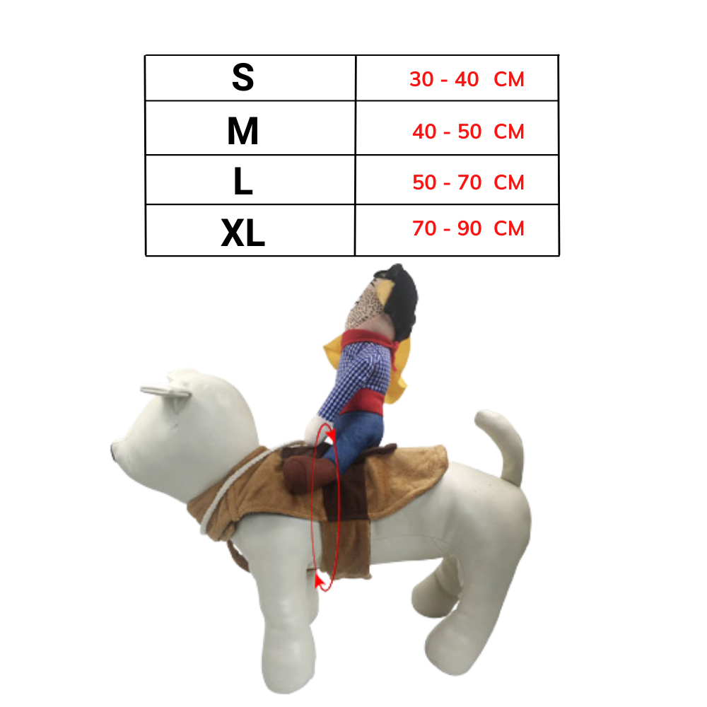 Déguisement de cow-boy pour chien - Ozerty