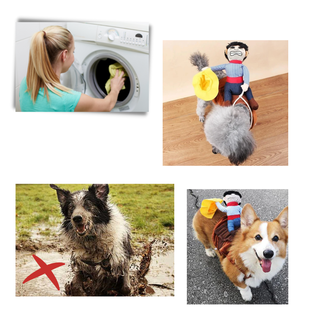 Déguisement de cow-boy pour chien - Ozerty