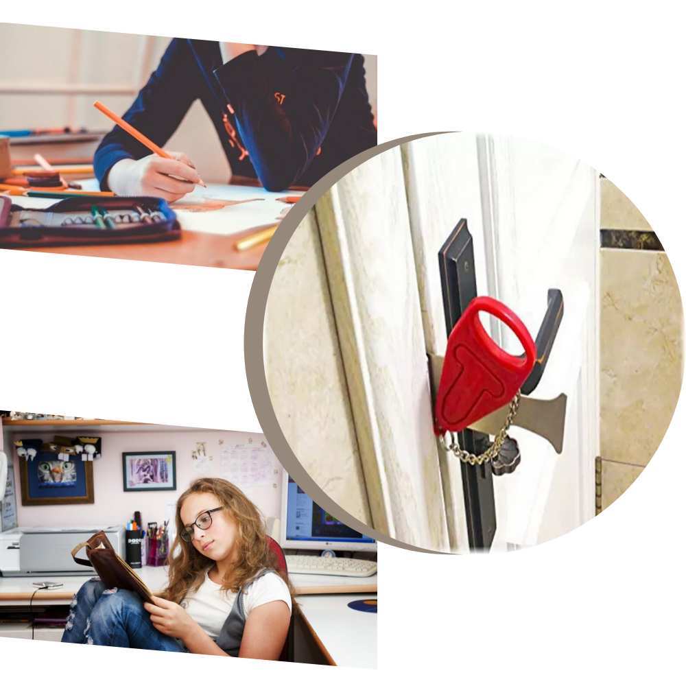 Serrure de porte portative - Ozerty