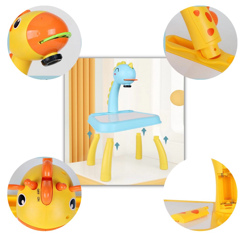 Planche à dessin de projection pour enfants - Ozerty