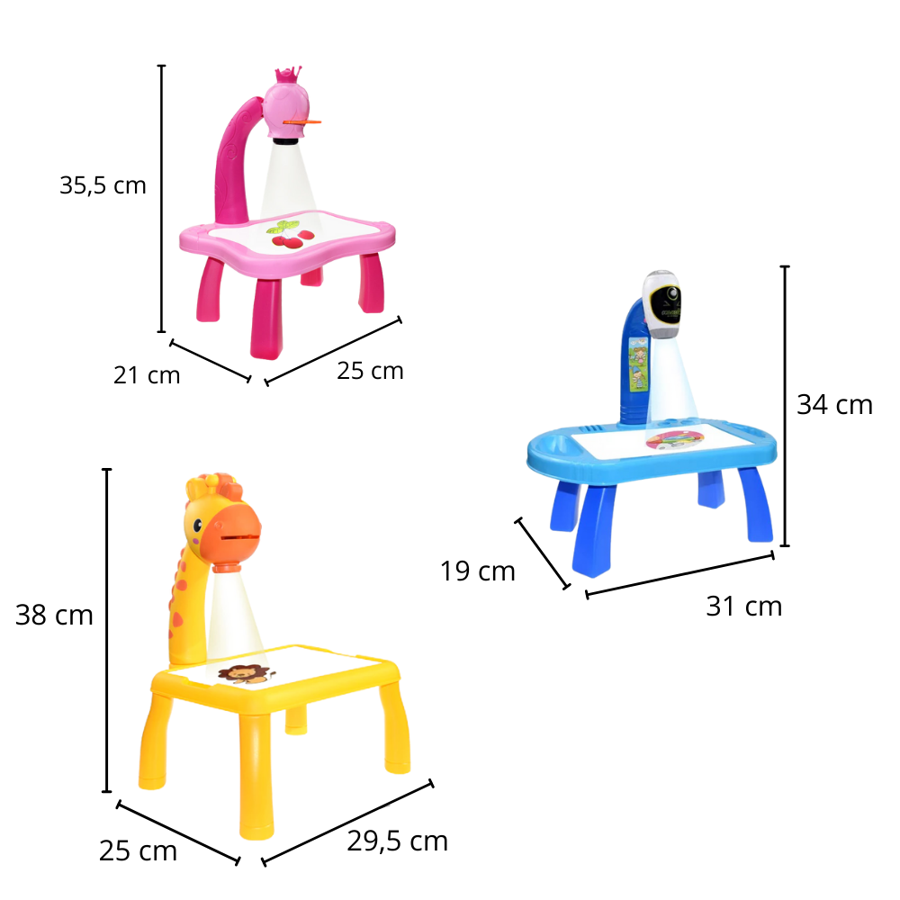 Planche à dessin de projection pour enfants - Ozerty