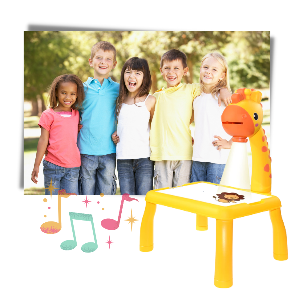 Planche à dessin de projection pour enfants - Ozerty