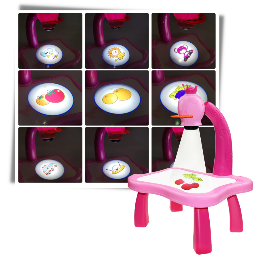 Planche à dessin de projection pour enfants - Ozerty