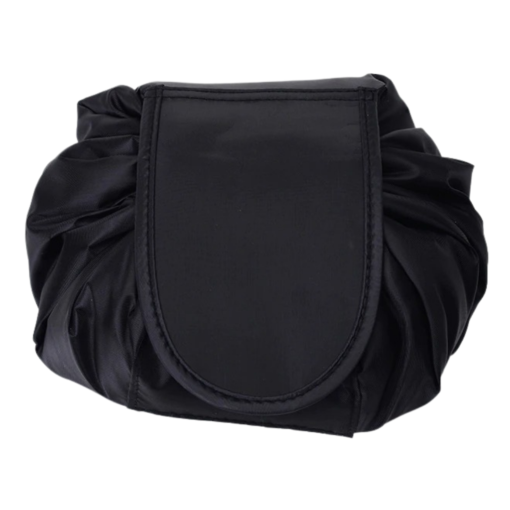 Foldable Makeup Pouch with Drawstring