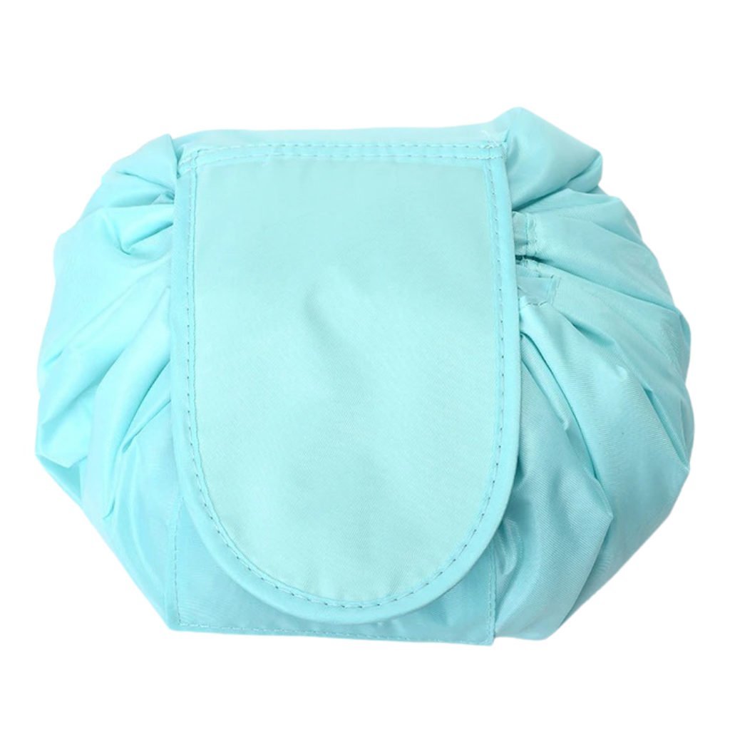 Foldable Makeup Pouch with Drawstring