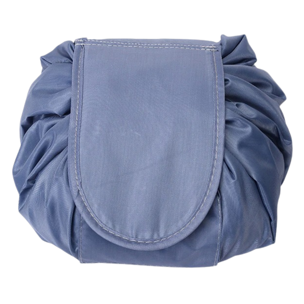 Foldable Makeup Pouch with Drawstring