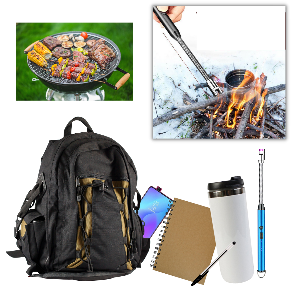 Briquet de cuisine rechargeable et résistant au vent - Ozerty