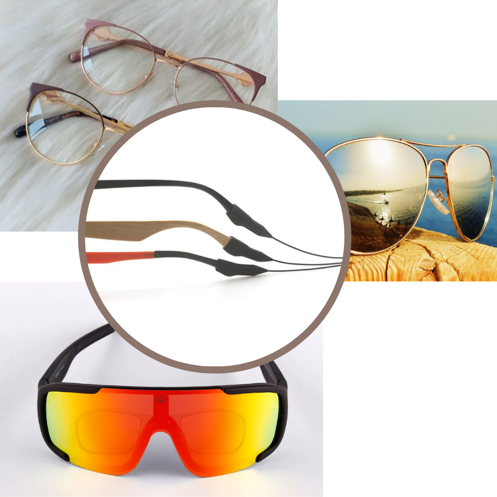 Cordon de cou réglable pour lunettes - Ozerty