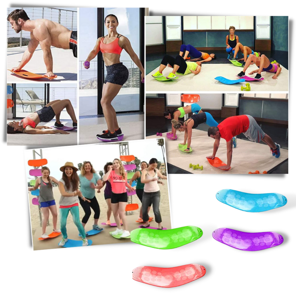 Planche pour exercice d'équilibre  - Ozerty