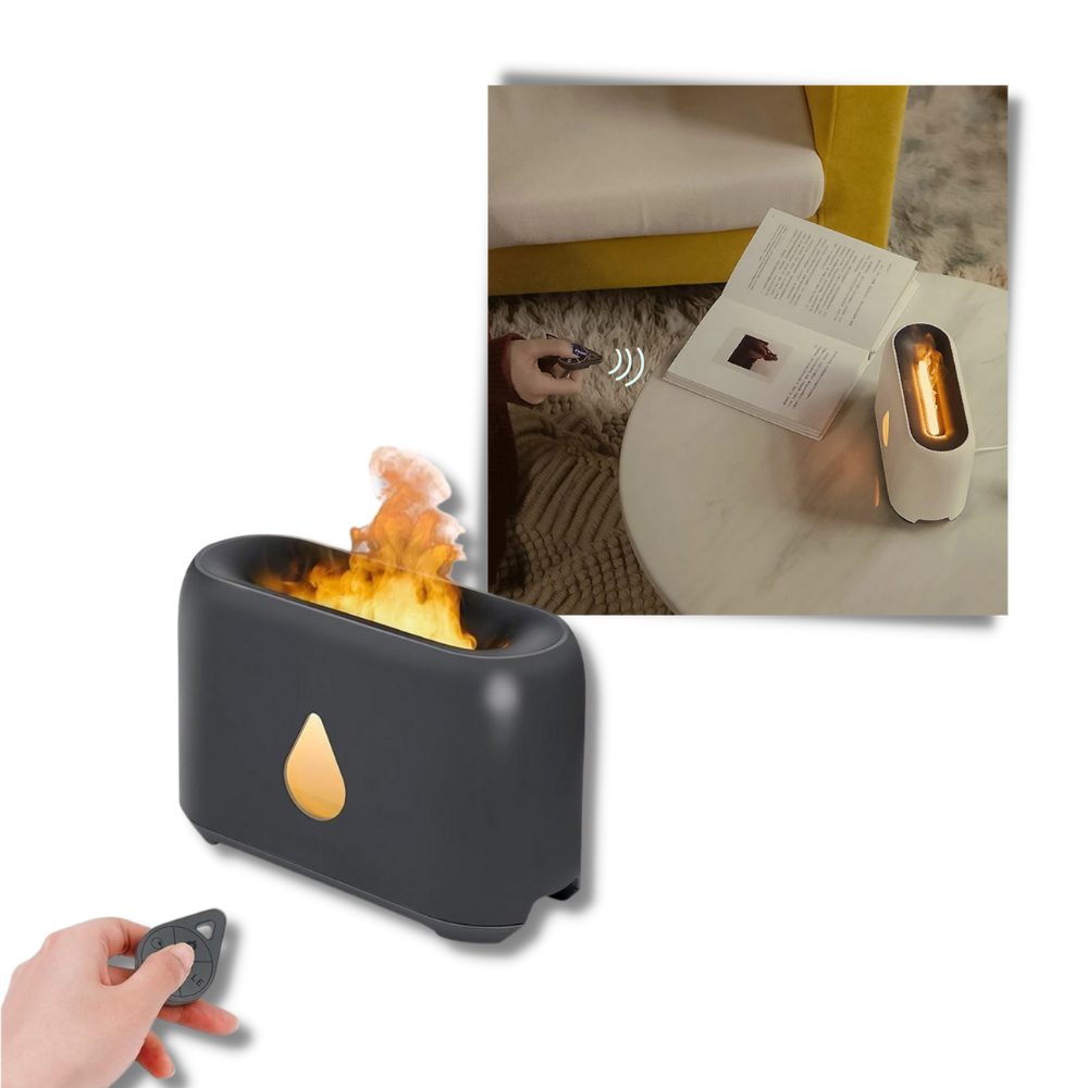 Humidificateur d'air à effet de flammes - Ozerty