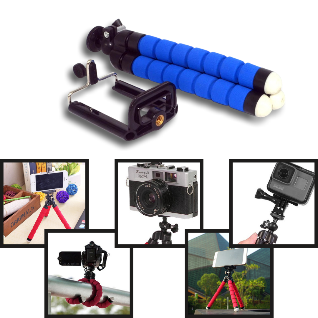 Mini trépied flexible pour téléphone - Ozerty