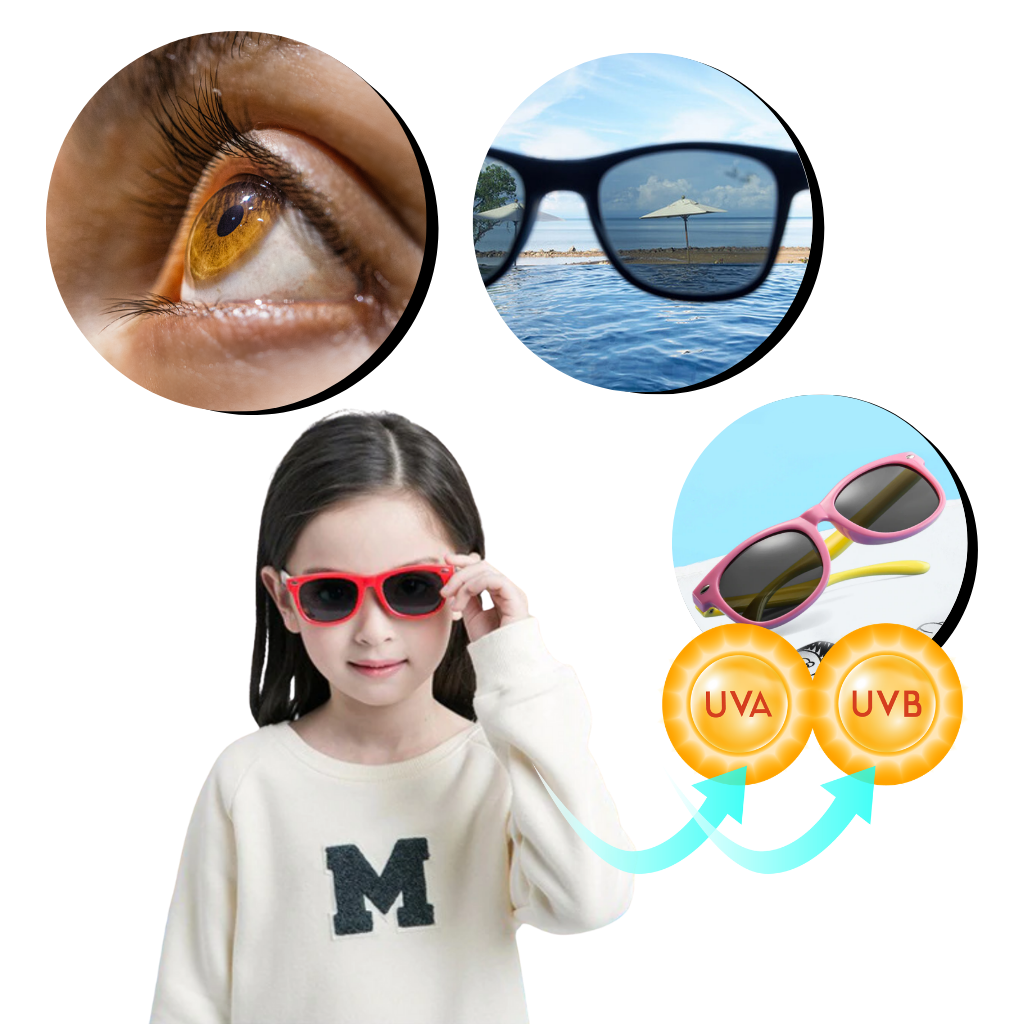 Lunettes de soleil pour enfants polarisantes flexibles - Ozerty