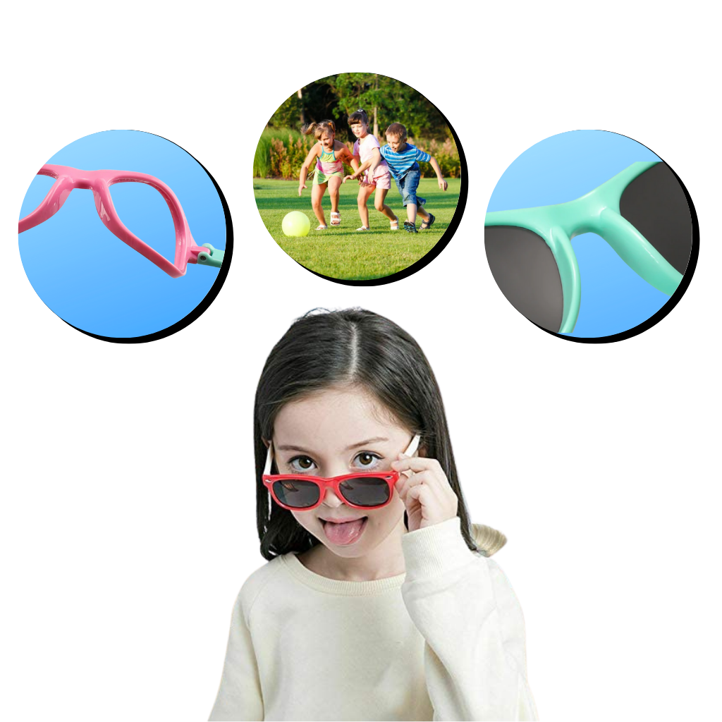 Lunettes de soleil pour enfants polarisantes flexibles - Ozerty