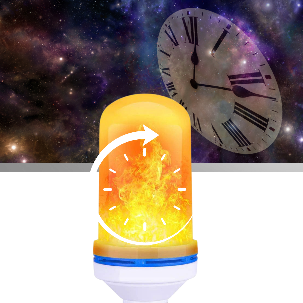 Lampe à flamme LED scintillante - Ozerty