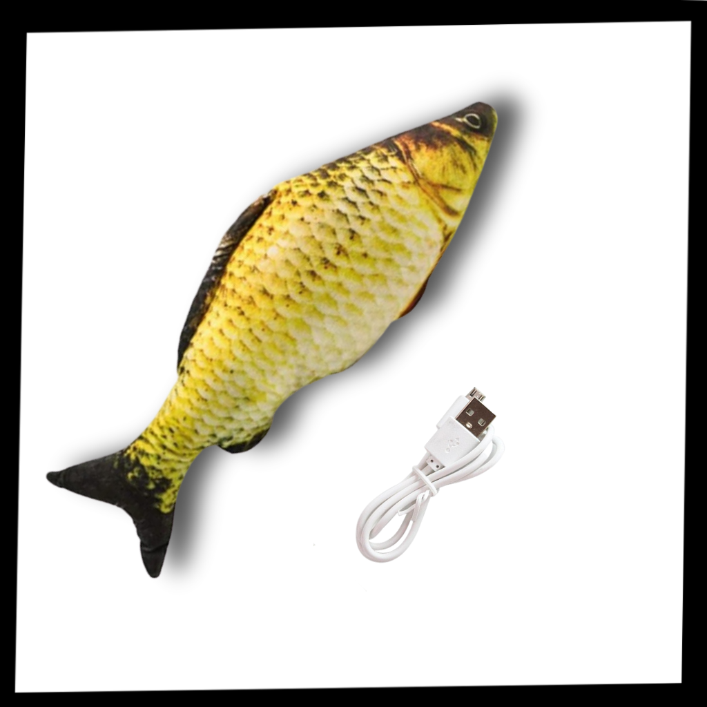 Jouet poisson pour chat - Ozerty