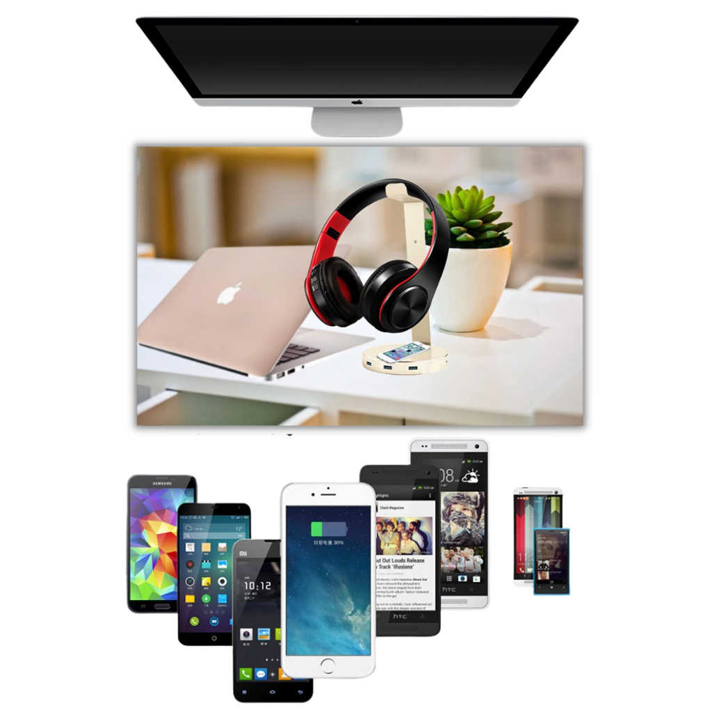 Casque Bluetooth pliable - Ozerty