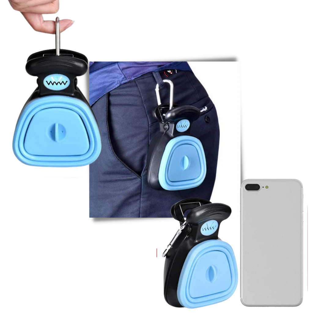 Pelle à déjections canines pliable avec sacs à déchets - Ozerty