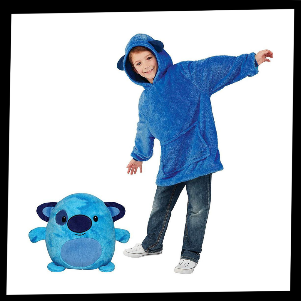 Peluche à capuche pliable 2 en 1 - Ozerty