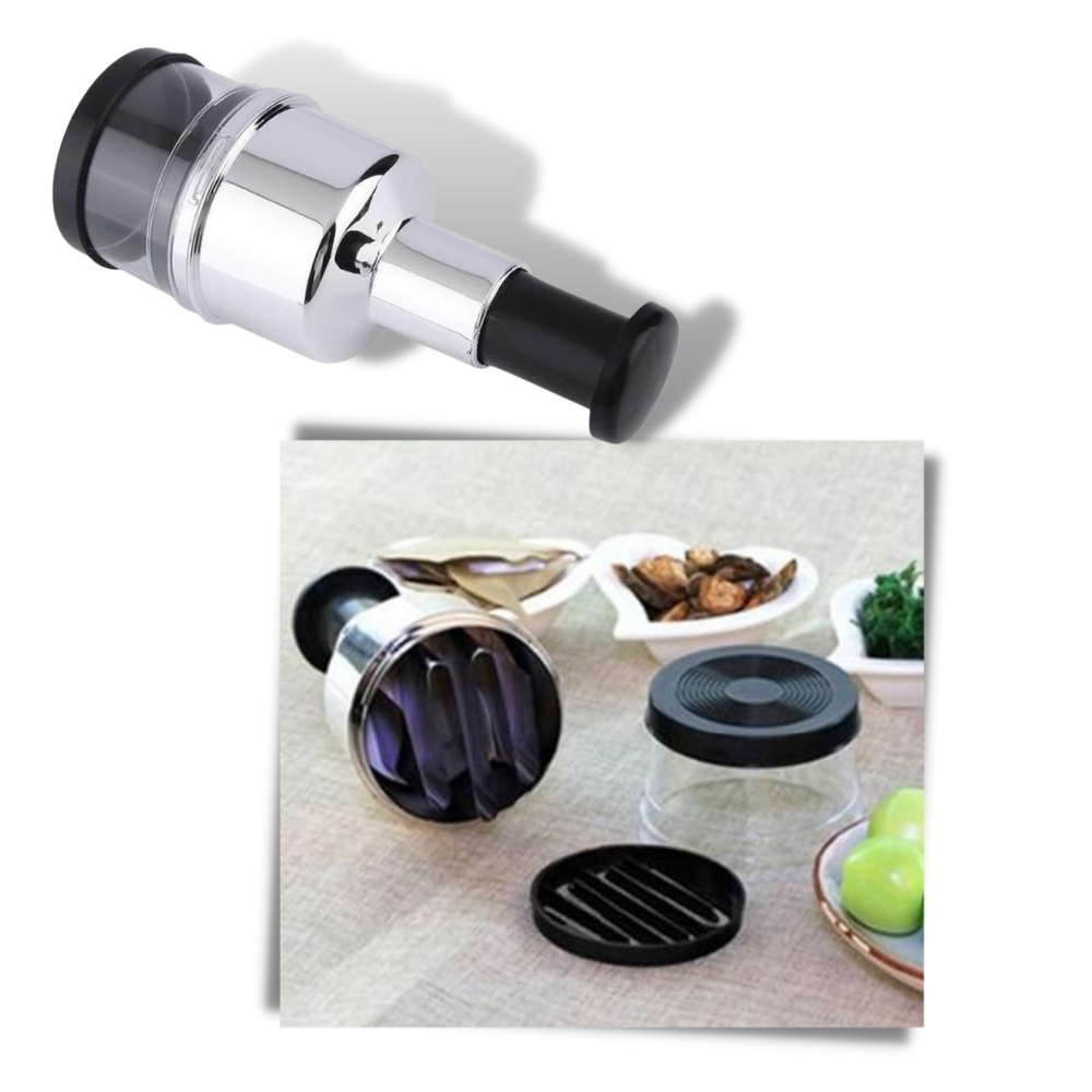 Hachoir à ail en acier inoxydable - Ozerty