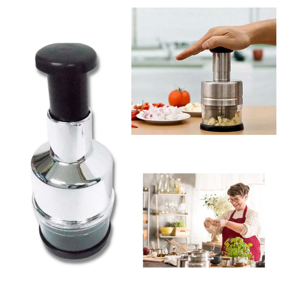 Hachoir à ail en acier inoxydable - Ozerty