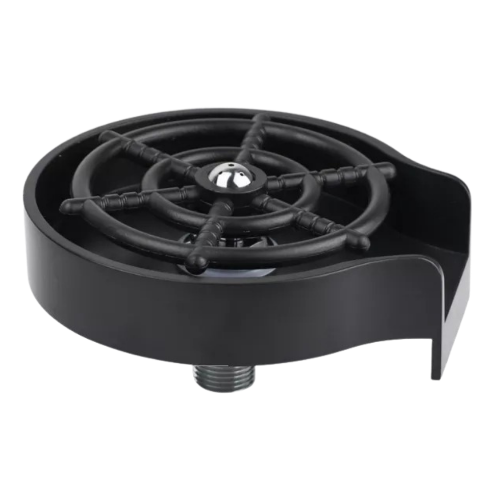 Automatic glass washer and rinser