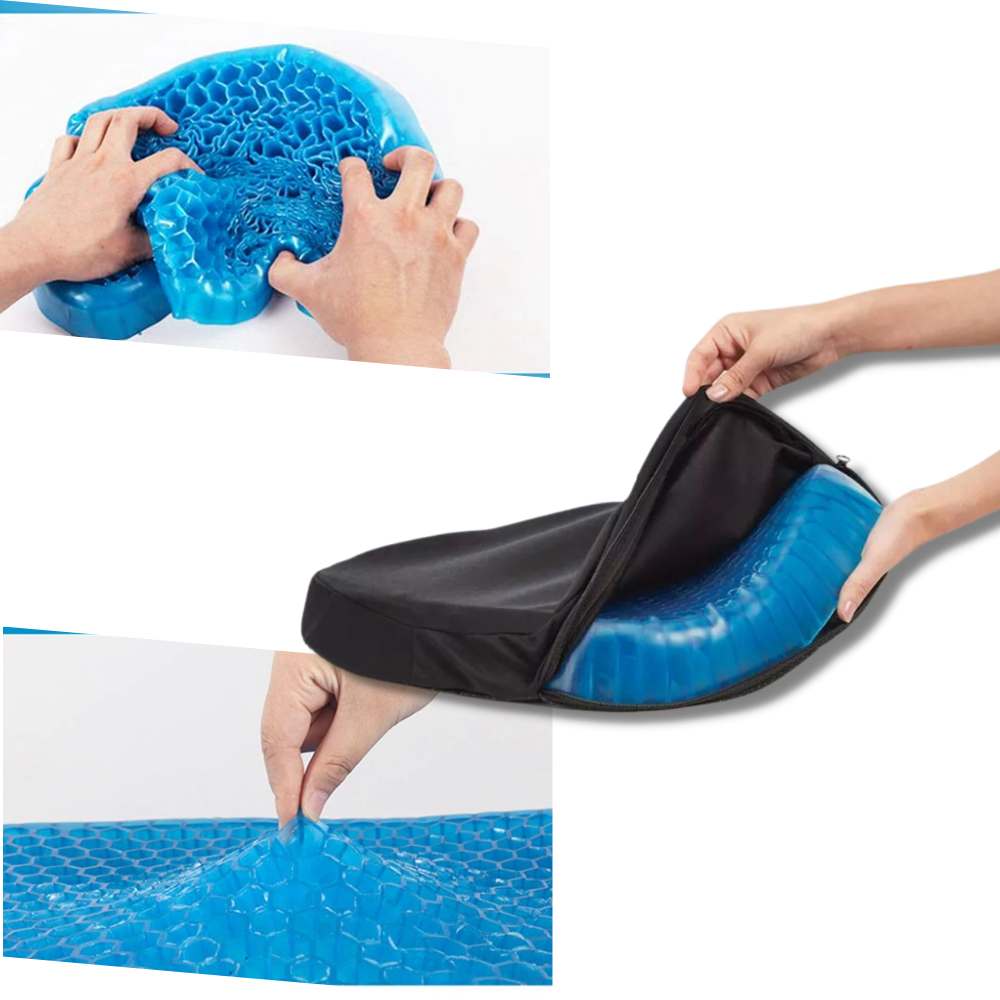 Coussin de siège en gel pour soulager la pression - Ozerty