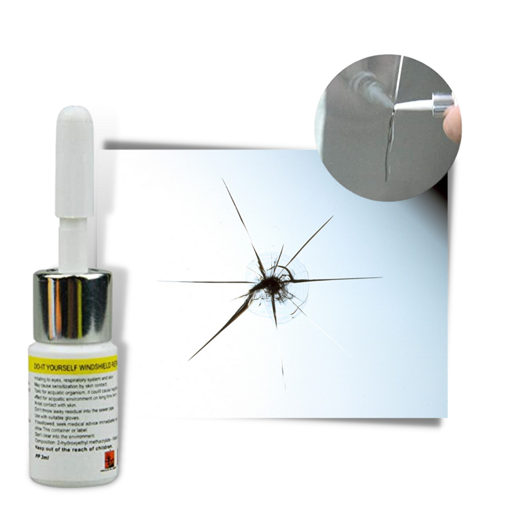 Kit de réparation du verre du pare-brise - Ozerty