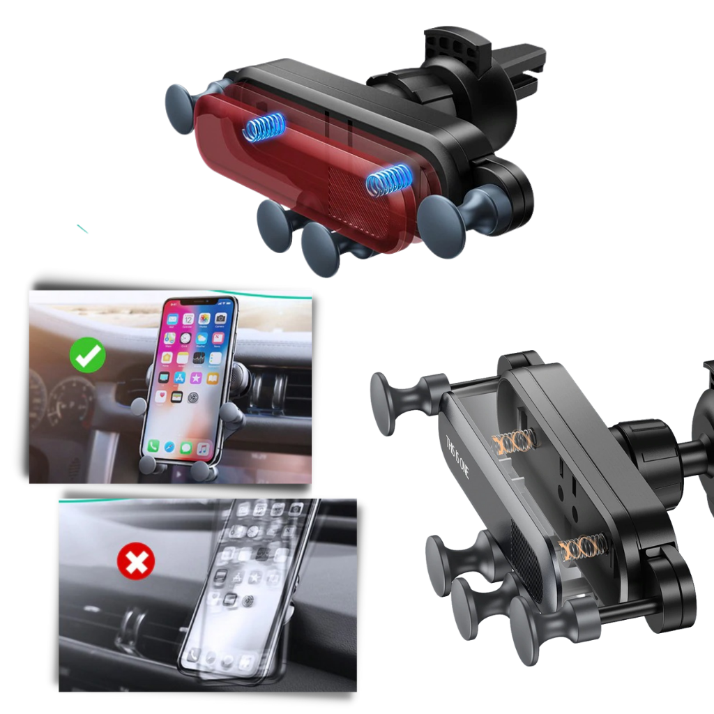 Support de téléphone de voiture par gravité - Ozerty