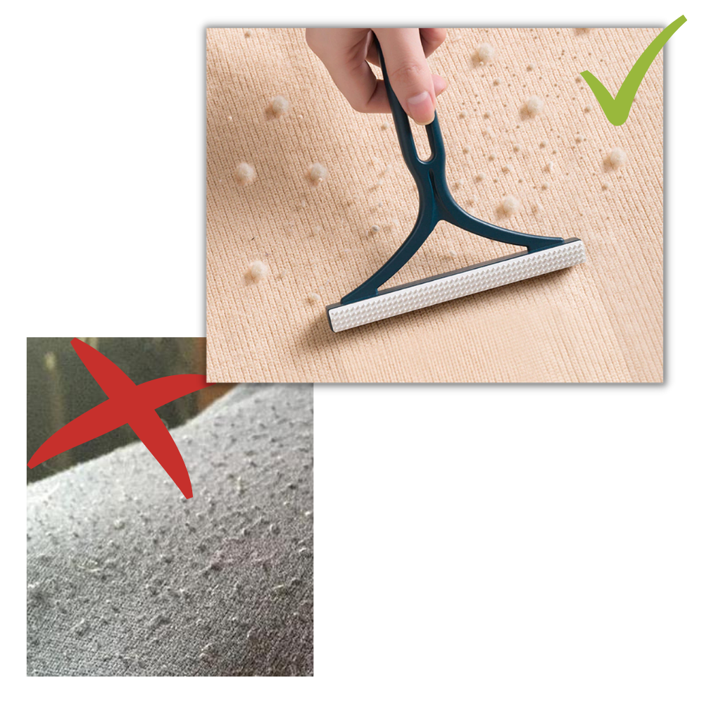 2 pièces de rasoir manuel anti-bouloche à double face pour vêtements - Ozerty