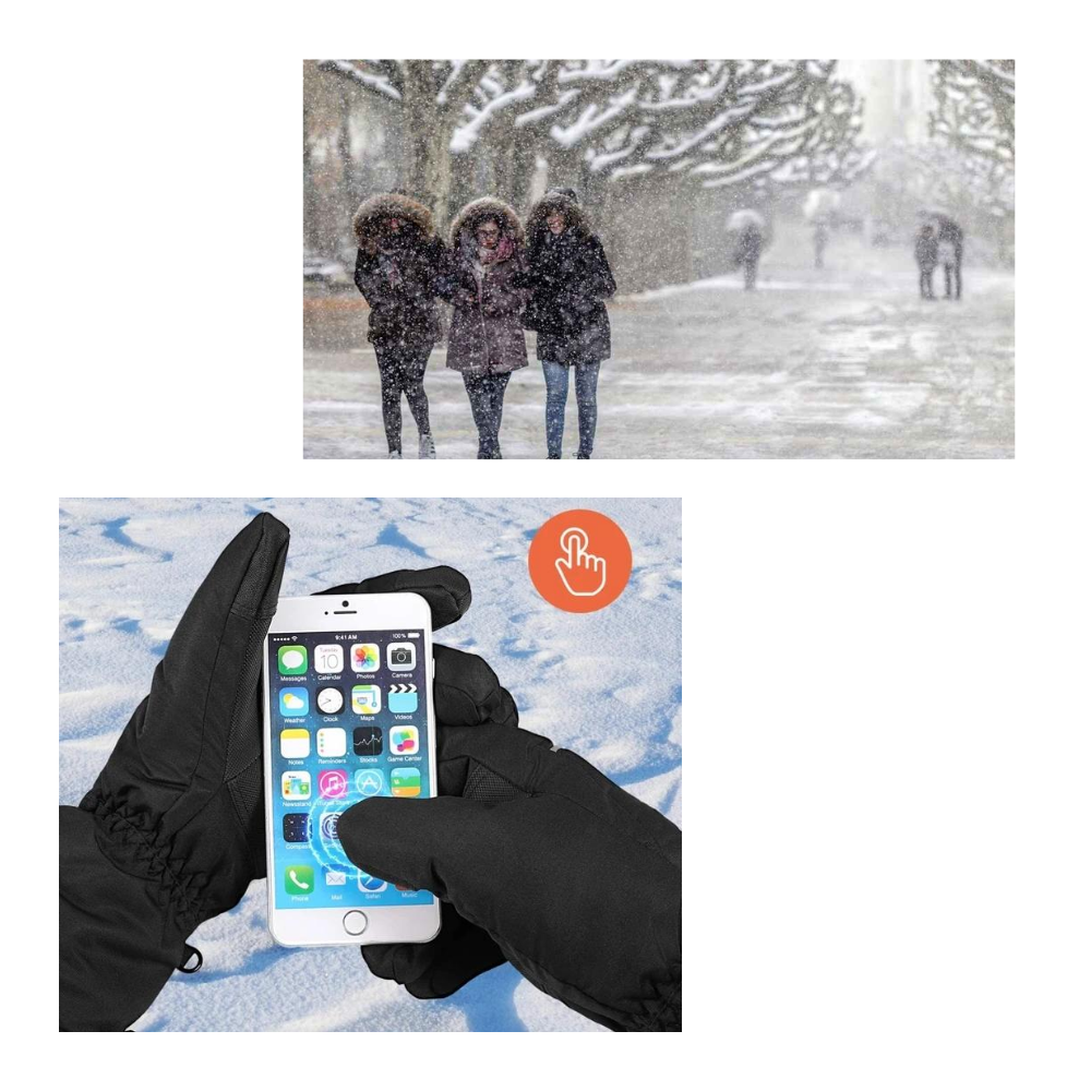Gants chauffants électriques d'hiver - Ozerty