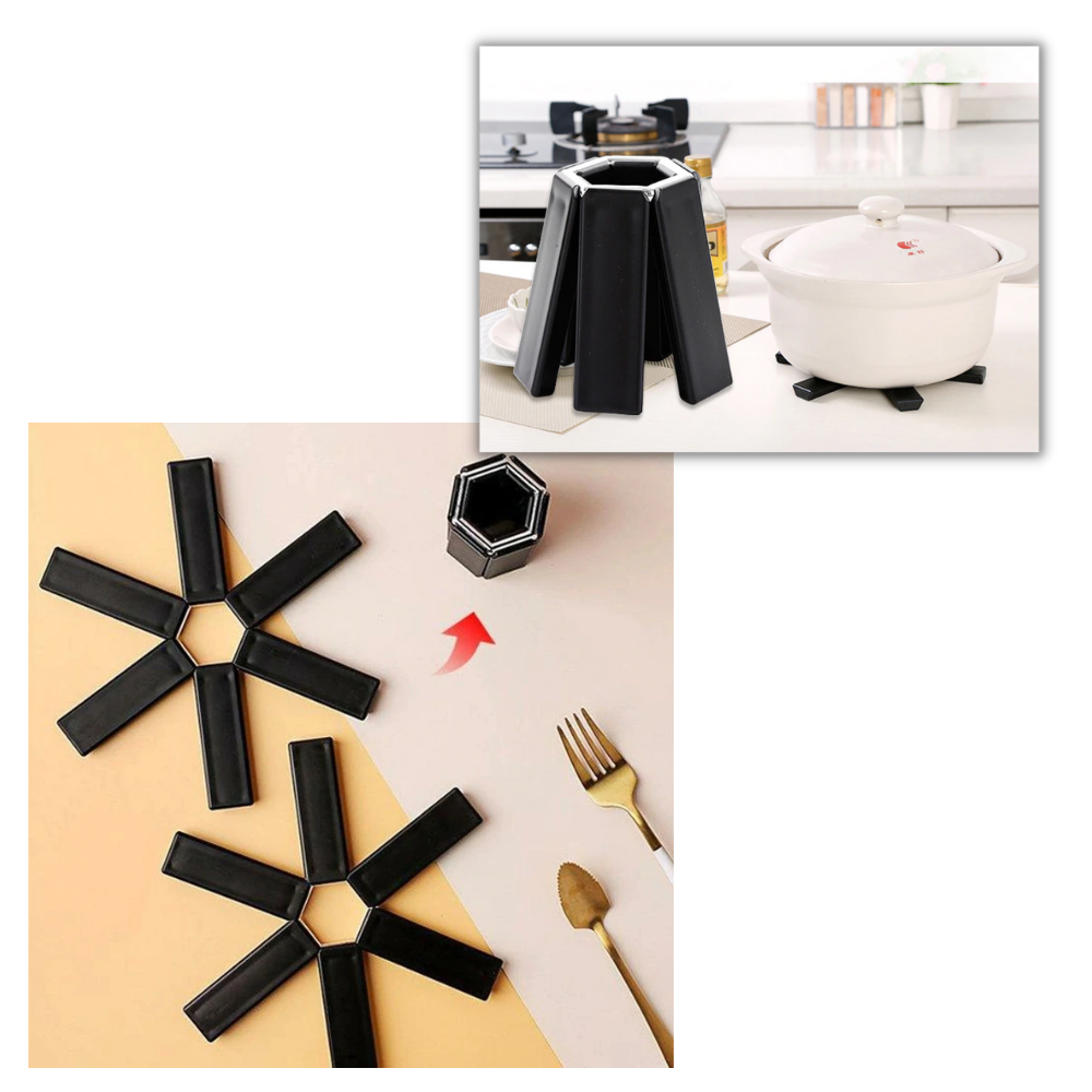 Support de récipients pliable et hexagonal - Ozerty