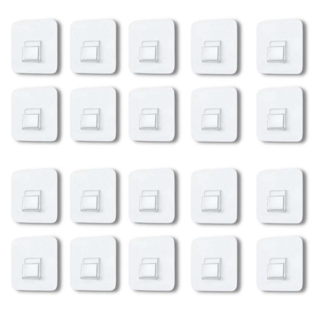 Lot de crochets muraux adhésifs - Ozerty